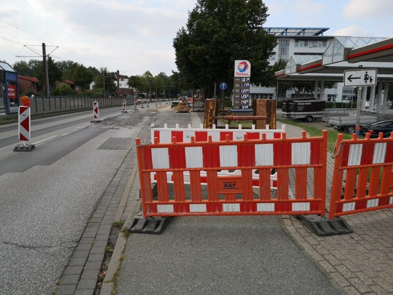 Schwerin braucht barrierefreie Passagen an Baustellen!
