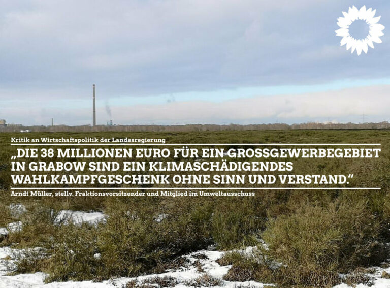 GRÜNE: Großgewerbegebiet Grabow bedeutet Schwächung des Wirtschaftsstandortes Schwerin