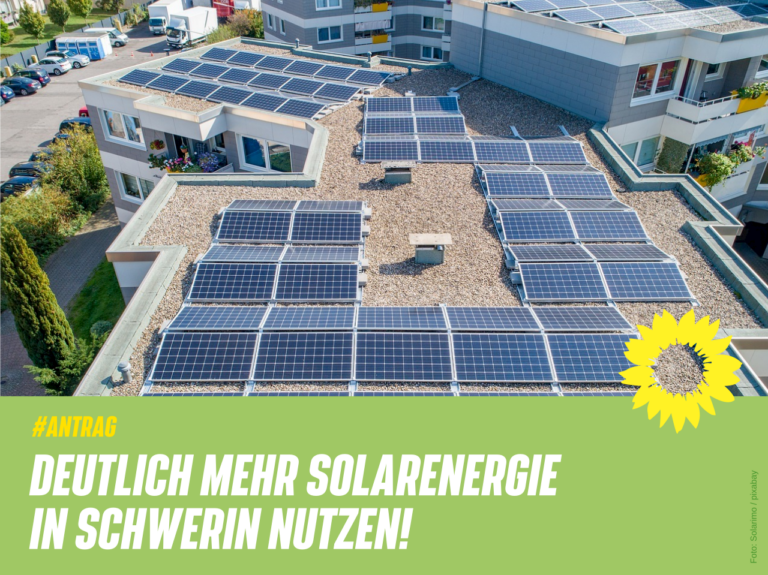 Deutlich mehr Solarenergie in der Landeshauptstadt nutzen!