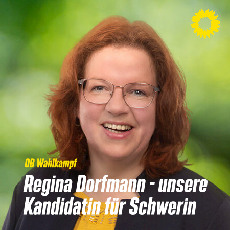 Grüne nominieren Regina Dorfmann als OB-Kandidatin für Schwerin